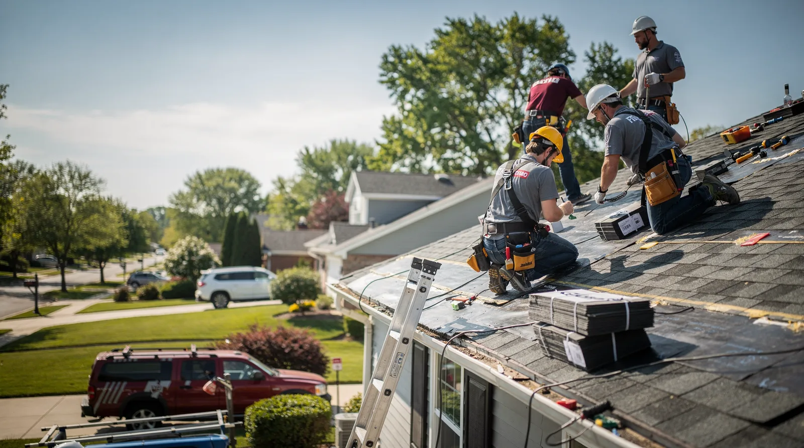 Roof Repair in Warrensburg, IL around you